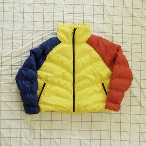 Nike Primary Color Puffer Coat, Size S